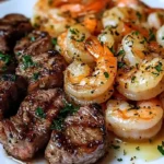 Garlic Butter Steak Shrimp