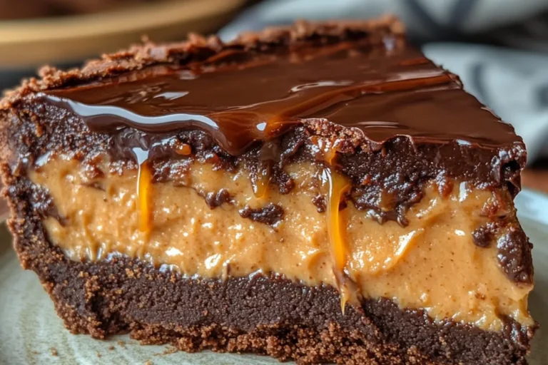 Gooey Butterscotch Brownie Pie