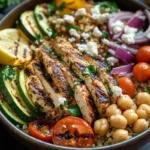 Grilled Mediterranean Chicken Bowl