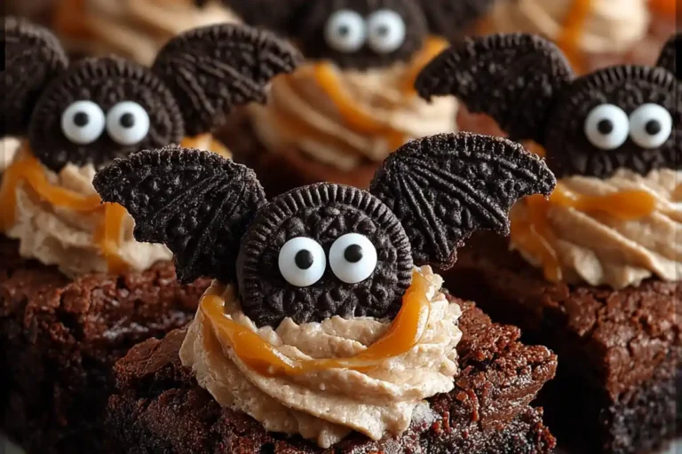 HALLOWEEN BAT BROWNIES
