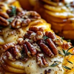 HASSELBACK BAKED APPLES WITH PECANS
