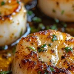 HONEY GARLIC BUTTER SCALLOPS