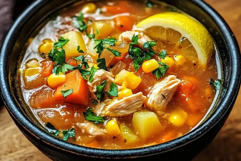 Hearty Chicken Vegetable Soup