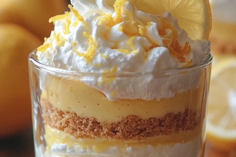 LEMON CHEESECAKE PARFAITS