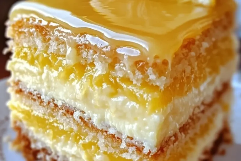 LEMON CUSTARD CAKE