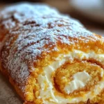 LEMON PUMPKIN ROLL (NO CREAM CHEESE!)