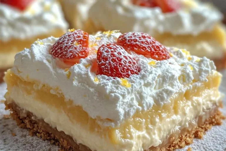 Lazy Day Lemon Cream Pie Bars