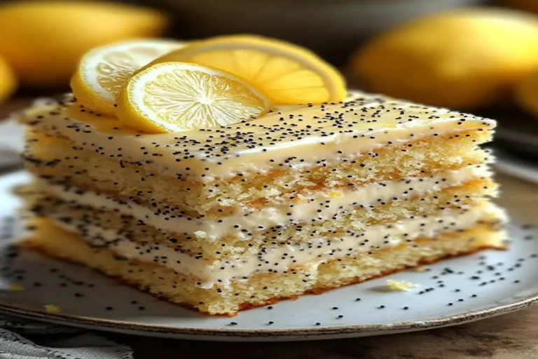 Lemon Poppy Seed Cake