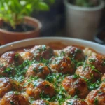 MEATBALL POTATO BAKE