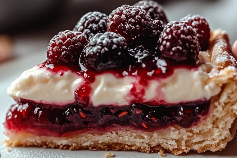 MIXED BERRY CREAM TART