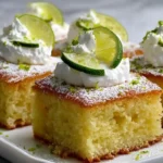 Margarita Lime Cake Bars