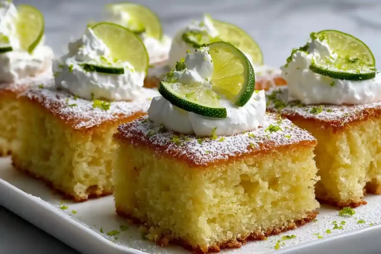 Margarita Lime Cake Bars