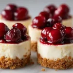 Mini Cherry Cheesecakes