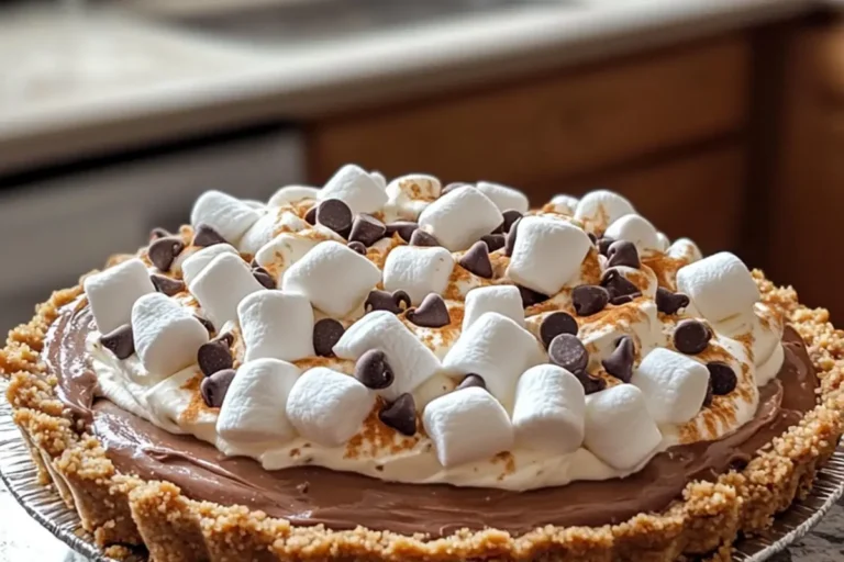 No-Bake Hot Cocoa Pie