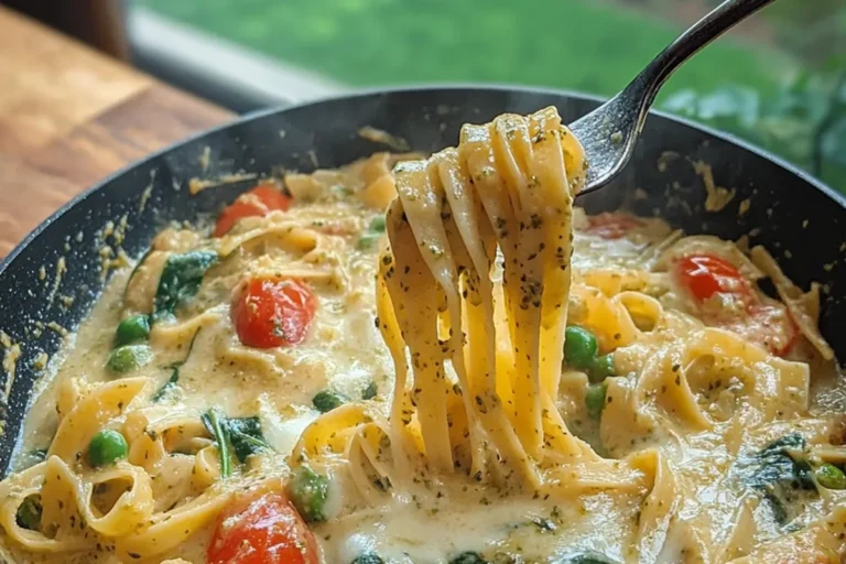 ONE-POT PESTO CREAM PASTA FEAST