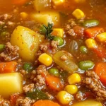 Old-Fashioned Vegetable Beef Soup.