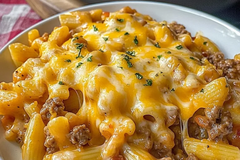 One Pot Cheesy Taco Mac