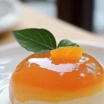 Orange Mousse Dome Dessert
