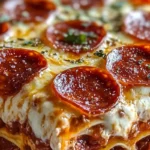 PEPPERONI PIZZA LAYER CAKE