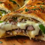 Philly Cheesesteak Stromboli