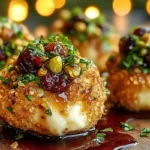 Pistachio Brie Bites