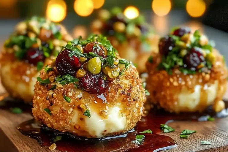 Pistachio Brie Bites