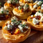 Pumpkin Goat Cheese Tartlets