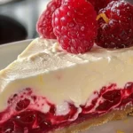 Raspberry Lemon Cream Pie.