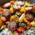 Sausage Veggie Rice Bowl