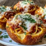 Spaghetti Bread Bowls