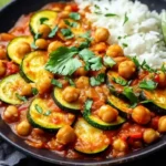 Spicy Zucchini Chickpea Curry
