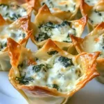 Spinach Artichoke Wonton Cups