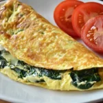 Spinach Cheese Omelette