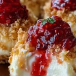 Strawberry Crunch Cheesecake Bites