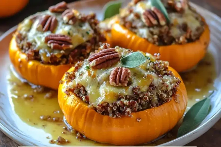 Stuffed Pumpkins with Turkey