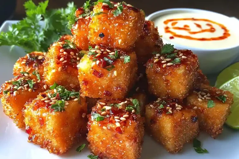 Sweet Spicy Crispy Salmon