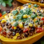 Taco Stuffed Spaghetti Squash