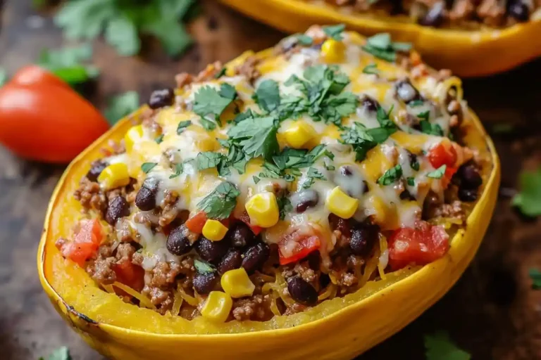 Taco Stuffed Spaghetti Squash