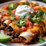 Turkey Black Bean Enchiladas