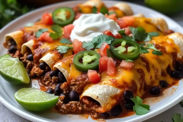 Turkey Black Bean Enchiladas