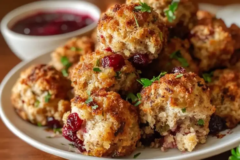 Turkey Stuffing Balls