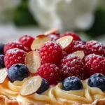 VANILLA CREAM BERRY TART