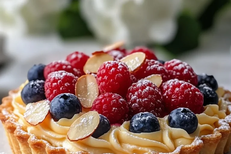 VANILLA CREAM BERRY TART