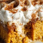Vegan Pumpkin Tres Leches cake