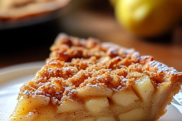 APPLE CRUMBLE PIE