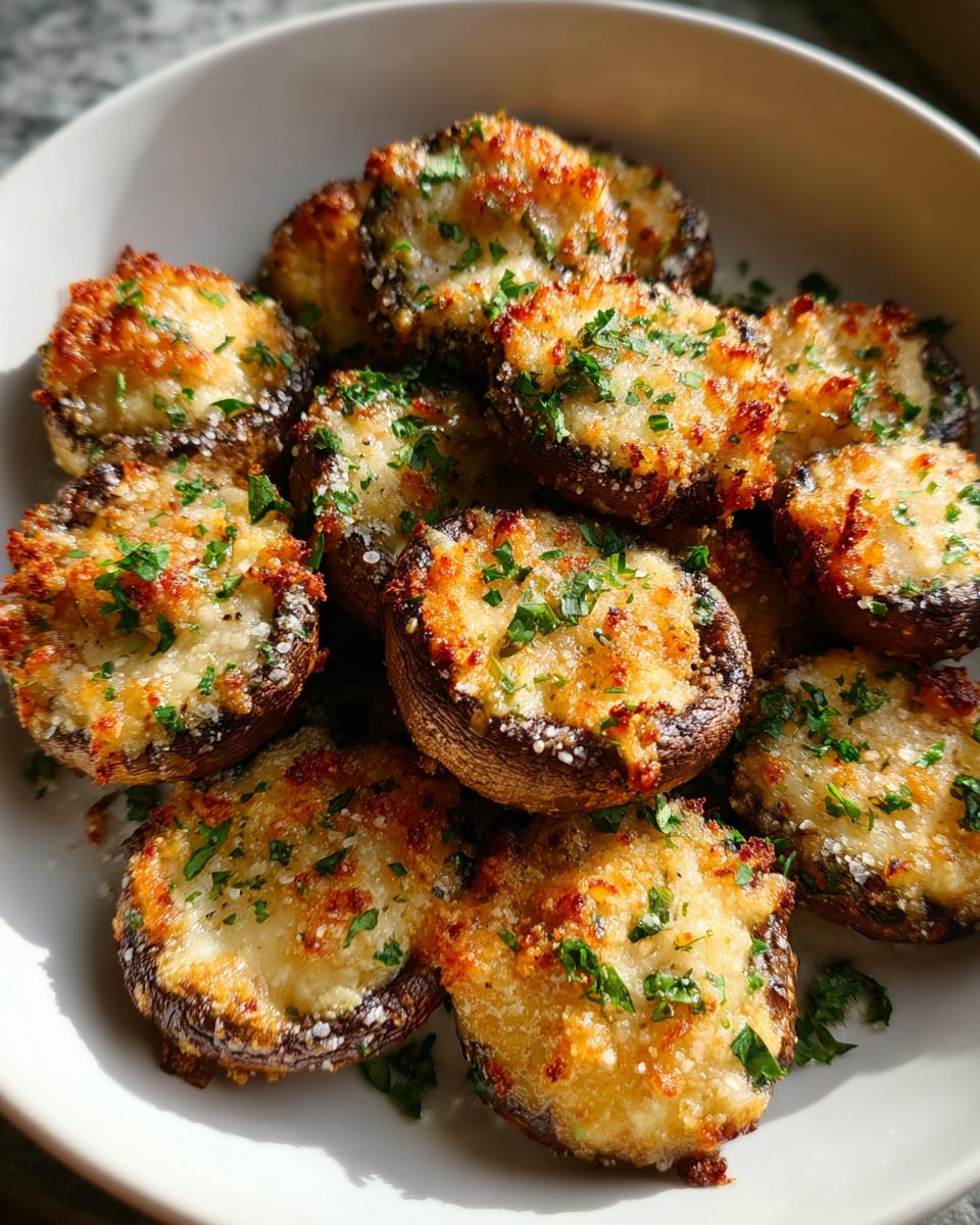 Air Fryer Parmesan Mushrooms - detail 1