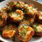 Air Fryer Parmesan Mushrooms