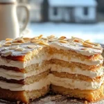 Almond Cream Layer Cake: Indulge in Divine Flavors! 3 Almond Cream Layer Cake