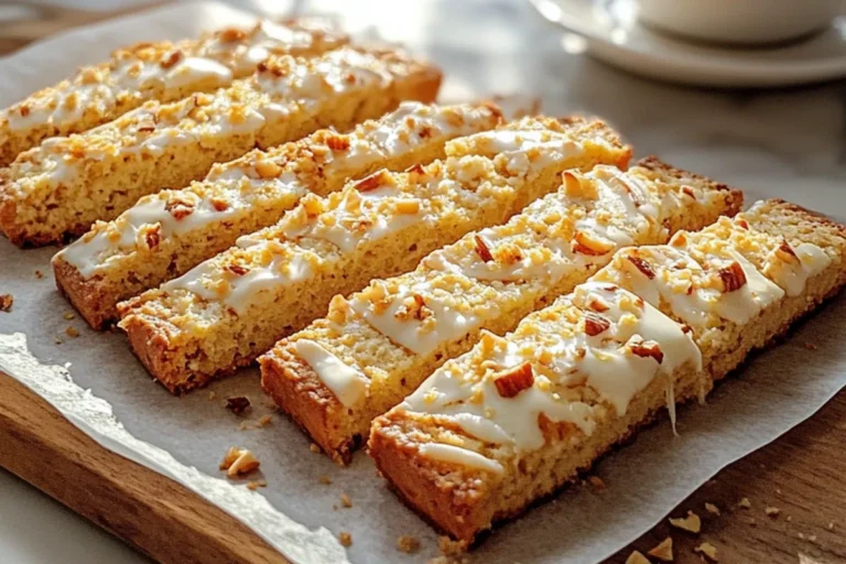 Almond Walnut Biscotti with White Chocolate
