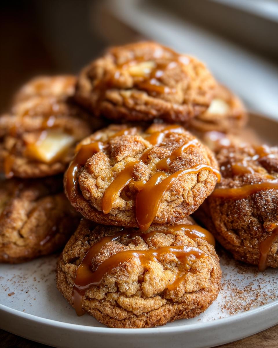 Apple Cinnamon Caramel Cookies - detail 1